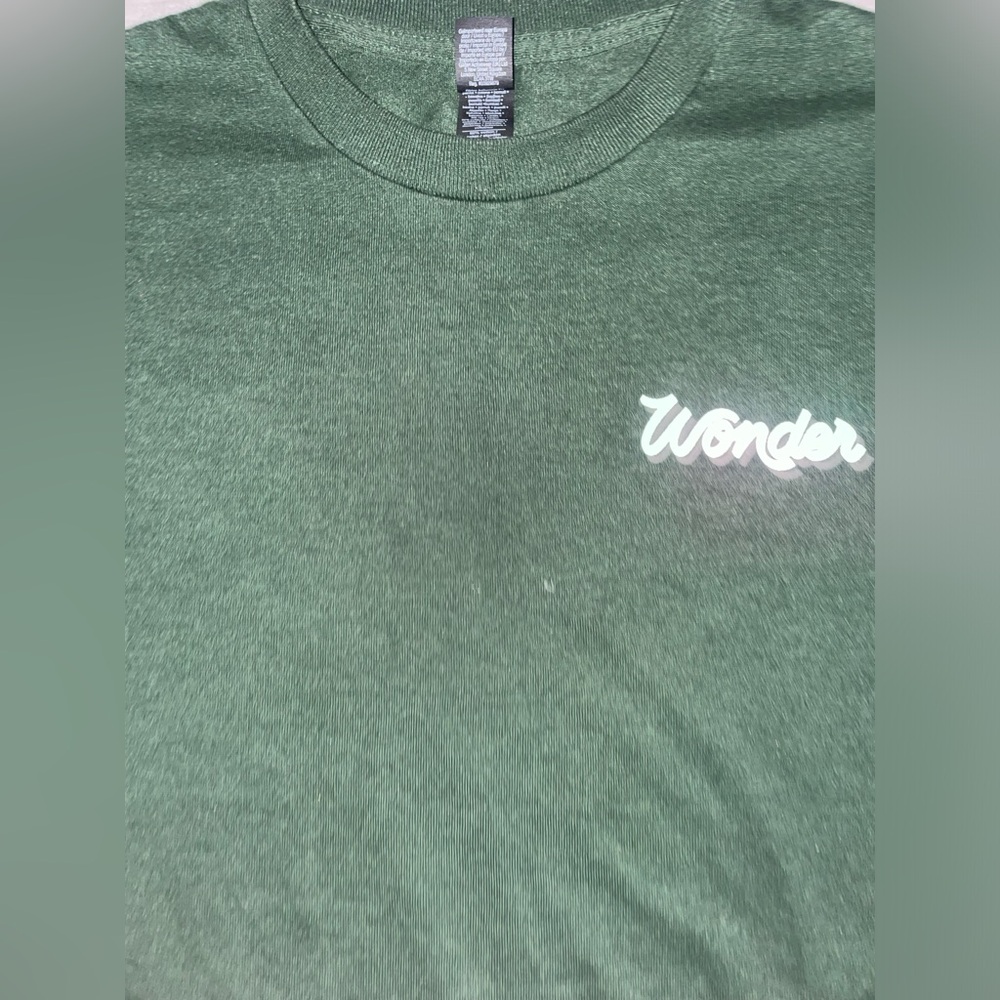 Dark green small wonder shirt